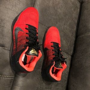 Kobe 11. Red and black. Hard to find. Wore once.